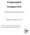 Prolapsregistret. Årsrapport 2016