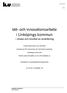 i Linköpings kommun Fredrik Söderström och Ulf Melin Institutionen för ekonomisk och industriell utveckling, Linköpings universitet