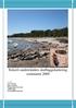 Eckerö sandstränders skalbaggskartering sommaren 2009