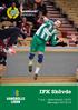 HANDBOLLS LIGAN. IFK Skövde. 7 sep Matchstart 19:00 Säsongen 2018/19