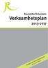 Reumatikerförbundets. Verksamhetsplan Antagen på förbundsstämman