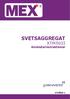 SVETSAGGREGAT. XTM503I Användarinstruktioner UTGÅVA 1