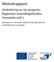 Metodrapport. Utvärdering av nio program, Regionala utvecklingsfonden, Tematiskt mål 1