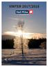 VINTER 2017/2018. vi vet vad bilisten vill ha