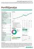 Aktier 58,8% Lång ränta 39,0% Kort ränta 1,3% Övrigt 0,8% Analyserade avtal. Portföljanalysen är inte uppbyggd av olika avtal.