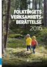 FOLKTINGETS VERKSAMHETSBERÄTTELSE