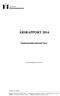 ÅRSRAPPORT Stadsområdesnämnd Norr. Revisorskollegiet Malmö stad Revisionskontoret. ÅRSRAPP 2014 NORR.doc