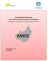 SLUTRAPPORT FÖR (KASTIS) KULTURARV OCH SPELTEKNOLOGI I SKARABORG Delregional samverkans- och kunskapsplattform