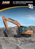 CX C-SERIEN HYDRAULGRÄVMASKINER CX210C I CX250C I CX250C LÅNG RÄCKVIDD