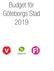 Budget för Göteborgs Stad 2019