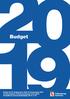 Budget. Budget 2019, Budgetramar 2020 & Kommunplan 2021 Investeringsplan & Exploateringsplan Fastställd av kommunfullmäktige