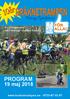 PROGRAM. 19 maj Blekinge Cykelfestival En cykelupplevelse mitt i Blekinge - Sveriges Trädgård
