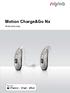 Motion Charge&Go Nx. Bruksanvisning. Hearing Systems