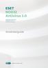 NOD32 Antivirus 3.0. Användarguide. Integrerade komponenter: ESET NOD32 Antivirus ESET NOD32 Antispyware. vi skyddar dina digitala världar