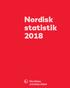 Nordisk statistik 2018