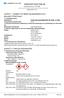 SÄKERHETSDATABLAD. Enligt 453/2010 och 1272/2008. (Alla hänvisningar till EU-förordningar och direktiv är förkortade till endast nummerbeteckningen)