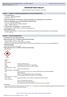 SÄKERHETSDATABLAD. (Bestämmelse REACH (CE) nr 1907/ nr 2015/830)