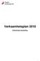 Verksamhetsplan Kommunal utveckling