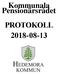 Kommunala Pensionärsrådet PROTOKOLL