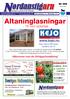 Altaninglasningar mm isolertak