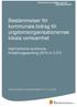 Bestämmelser för kommunala bidrag till ungdomsorganisationernas lokala verksamhet