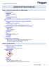 SÄKERHETSDATABLAD. AVSNITT 1: Namnet på ämnet/blandningen och bolaget/företaget. 1.1 Produktbeteckning Handelsnamn. Flügger Archaia Rödfärg