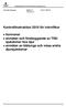 Kontrollinstruktion 2010 för tvärvillkor. hormoner anmälan och förebyggande av TSEsjukdomar. anmälan av blåtunga och vissa andra djursjukdomar