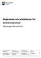 Reglemente och arbetsformer för kommunstyrelsen