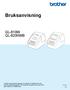 Bruksanvisning QL-810W QL-820NWB
