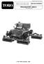 REELMASTER 4000-D TRAKTORENHETER