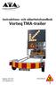 Instruktions- och säkerhetshandbok Vorteq TMA-trailer