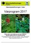 Naturskyddsföreningen i Habo. Vårprogram 2017