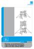 Monterings- och användningsinstruktion Z 600 S-PLUS Mobilt stativ med utliggare Z 600 S-PLUS Vikbar ställning COMPACT
