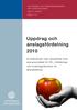 Uppdrag och anslagsfördelning 2010