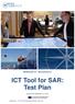 ICT Tool for SAR: Test Plan
