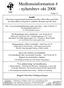 Medlemsinformation 4 - nyhetsbrev okt 2008