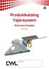 Produktkatalog Vajersystem