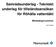 Samrådsunderlag - Tekniskt underlag för tillståndsansökan för Röhälla vattentäkt Mörbylånga kommun