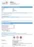 Säkerhetsdatablad i överensstämmelse med Förordning (EU) 2015/830 Publiceringsdatum: Version: 1.0