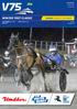 BANPROGRAM STARTLISTOR EXPERTTIPS WINTER TROT CLASSIC UMÅKER TISDAG 25 DECEMBER V75-OMGÅNG 80 // 2018 PRIS 40 KR FÖRSTA START 14.