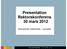 Presentation Rektorskonferens 30 mars Samarbete matematik - svenska