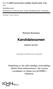 Kurs: CG1009 Examensarbete, kandidat, klassisk musik, 15 hp 2013 Kandidatexamen Institutionen för klassisk musik, Kungl. Musikhögskolan i Stockholm