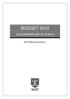BUDGET 2012 & EKONOMIPLAN för Finströms kommun