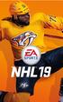 INNEHÅLL TA DIG UT PÅ ISEN 3 STYRNING 4 NYTT I NHL SPELA EN MATCH 17 SPELLÄGEN 19 BEHÖVER DU HJÄLP? 23