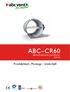 ABC CR60. Produktblad Montage Underhåll BRAND/BRANDGASSPJÄLL Clapets coupe-feu et. Volets de désenfumage D.A.S.