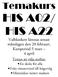 Temakurs HIS A02/ HIS A22