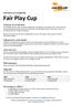 Vår vision är att Fair Play Cup ska bli Sveriges bästa cup och vi vill dessutom utöka cupen för att få en internationell prägel.