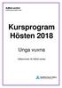 Kursprogram Hösten 2018