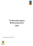 Verksamhetsplan Kulturnämnden 2016