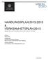 HANDLINGSPLAN & VERKSAMHETSPLAN 2013 SAMHÄLLSVETENSKAPLIGA FAKULTETEN